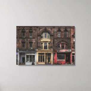Books and Bistros and Butchers No 5 Colour Version Canvas Print
