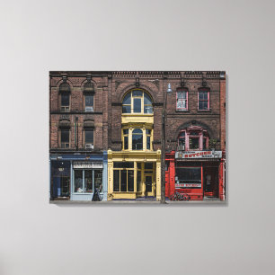 Books and Bistros and Butchers No 8 Colour Version Canvas Print