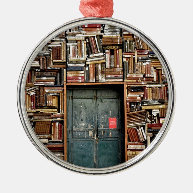 Books and Books Metal Tree Decoration (Front)
