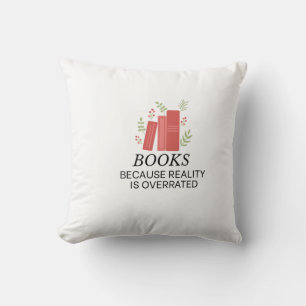 Books and Botanical Bliss Cushion