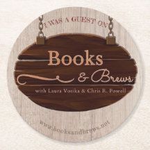 Books and Brews Coaster