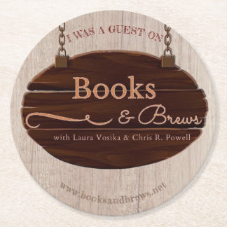 Books and Brews Coaster