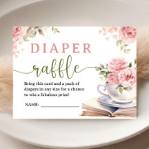 Books and Brunch Baby Shower Girl Pink Floral