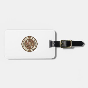 Books And Cats Cat Books Reading Vintage Vector Ar Luggage Tag