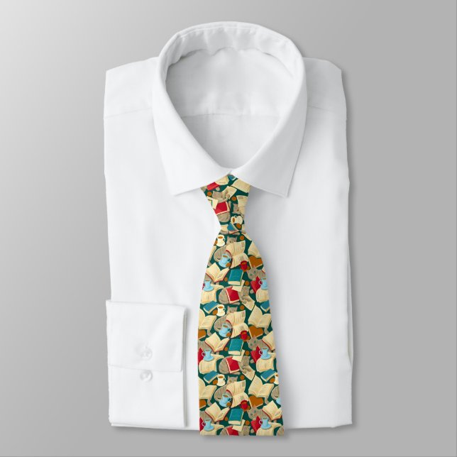 Books and cats tie (Tied)