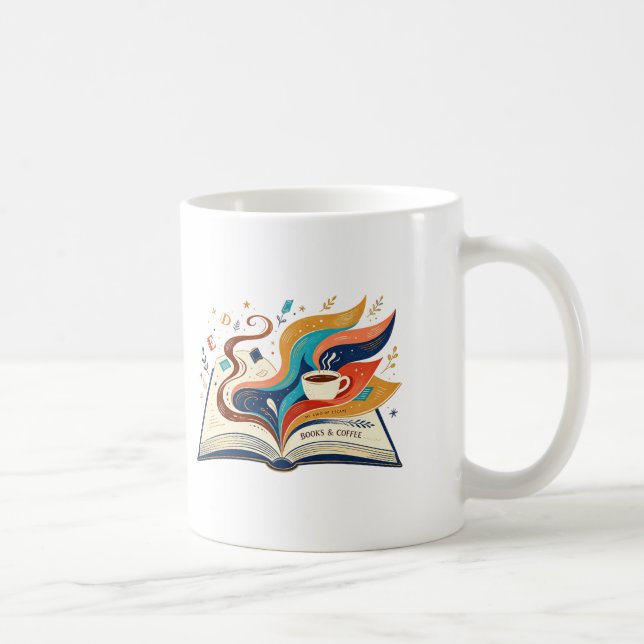 Books And Coffee Mug (Right)