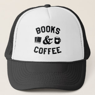 Books And Coffee Trucker Hat