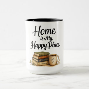 Books and Coffee - Vintage Book Mug