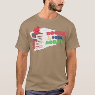 Books and food addict family T-Shirt