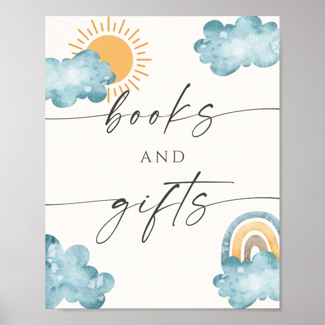 Books And Gifts Baby Shower Sunshine  Poster (Front)
