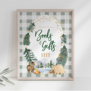 Books and Gifts Party Sign