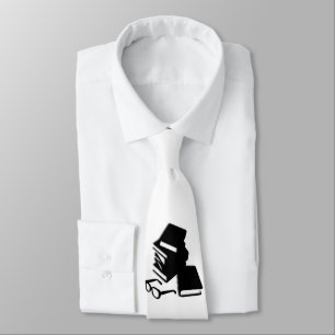 Books and Glasses Tie