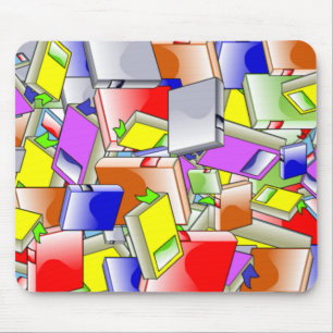 Books and More Books Mouse Mat
