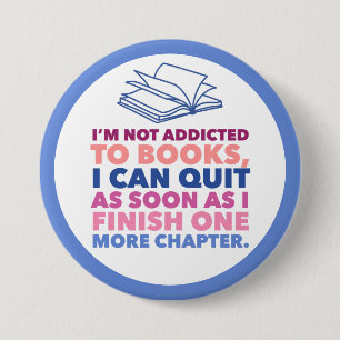 Books and Reading 7.5 Cm Round Badge