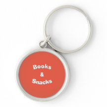 Books and Snacks customisable slogan