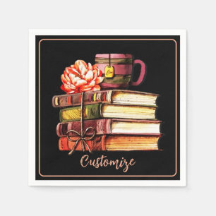 Books And Tea Napkin