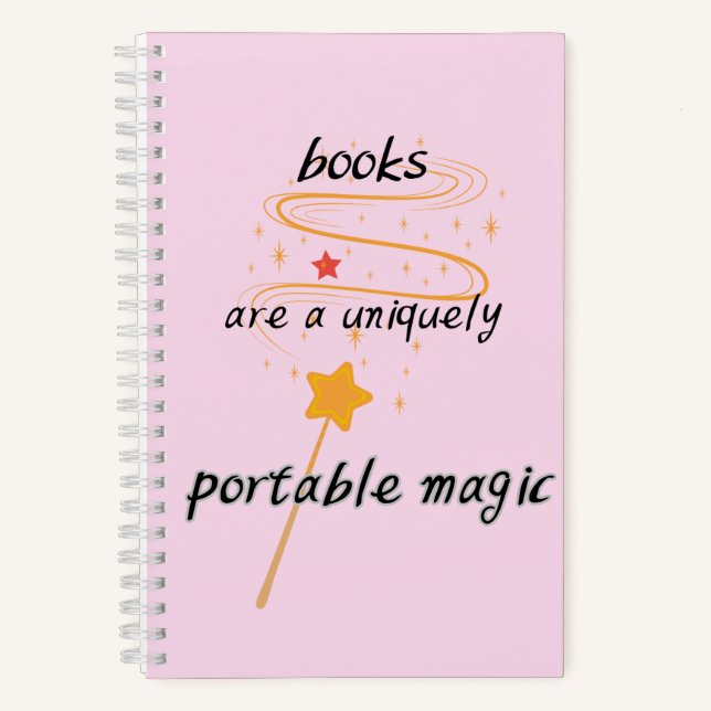 Books are a uniquely portable magic (Front)