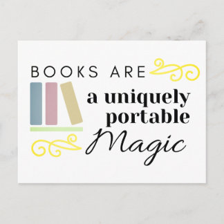 Books Are a Uniquely Portable Magic Postcard