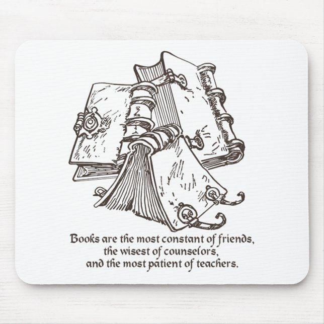 Books are Constant Mouse Mat (Front)