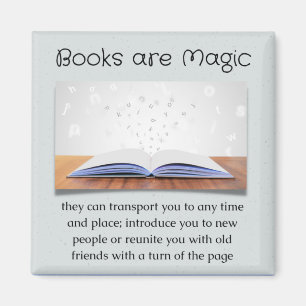 Books are Magic Magnet