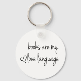 Books are my love language key ring