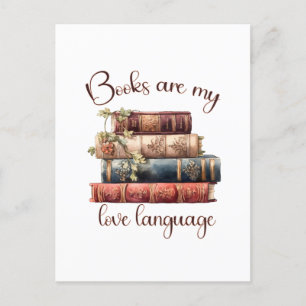 Books Are My Love Language Postcard