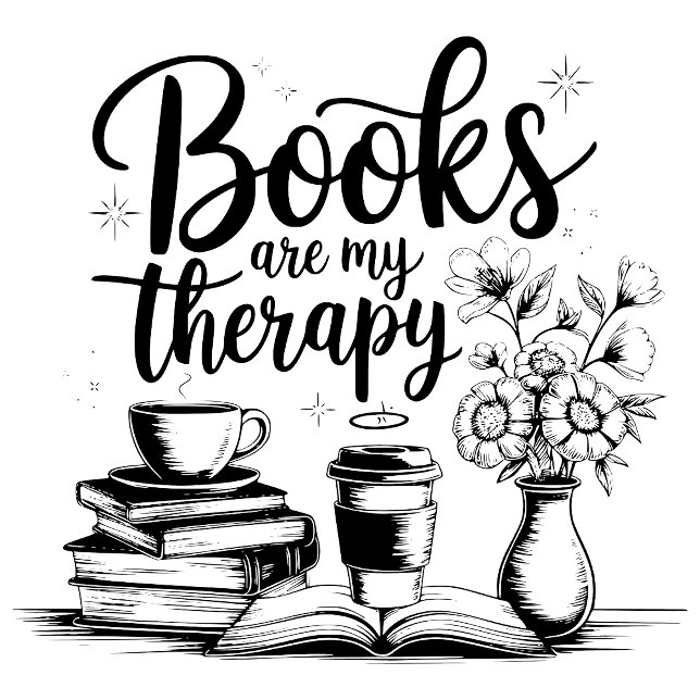 Books are My Therapy Hoodie (Creator Uploaded)