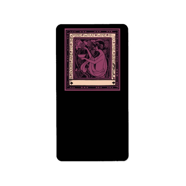 Books are to the Mind Label (Front)