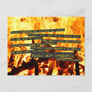 Books are Weapons Postcard
