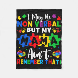 Books Autism Awareness Coquette It's Ok To Teacher Fleece Blanket