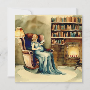 Books & Baby: Classic Literature, A Baby Shower Invitation