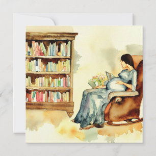 Books & Baby:Fairy Tales and Fables, A Baby Shower Invitation