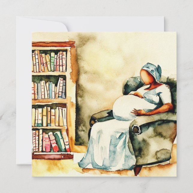 Books & Baby: Nursery Rhyme Revival, A Baby Shower Invitation (Front)