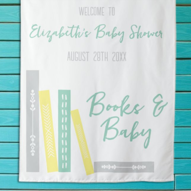 Books Baby Shower Tapestry (Creator Uploaded)