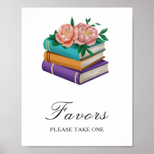 books bags bridal shower Favours Poster