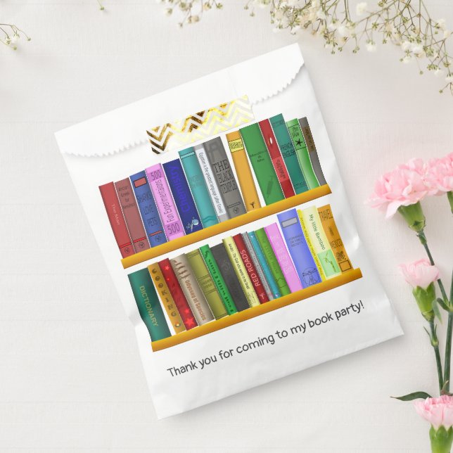 Books Birthday Party Favour Bags (Sealed)