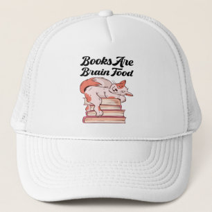 Books - Books Are Brain Food Trucker Hat