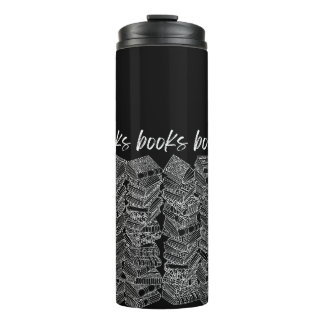 books books books travel mug