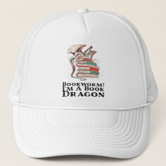 Books - Bookworm? I'm A Book Dragon Trucker Hat