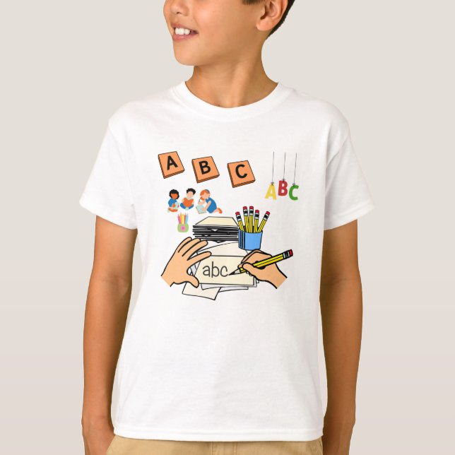 "Books, Brains & Bright Ideas" T-Shirt (Front)