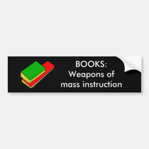 BOOKS - bumper sticker