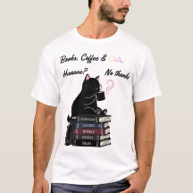 Books, Cafe, and Human Cats: No Thanks, Black Cat,