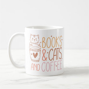 Books Cats Coffee Coffee Mug