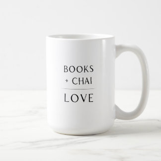 Books + Chai = Love Mug