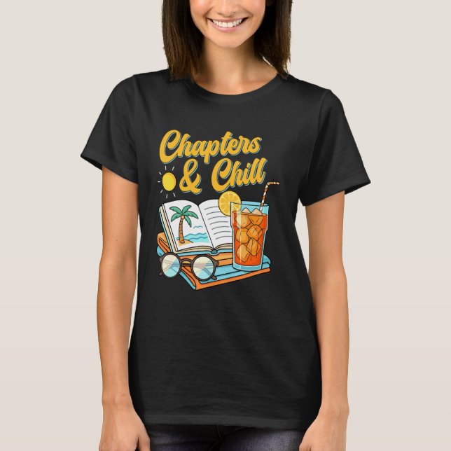 Books - Chapters And Chill T-Shirt (Front)