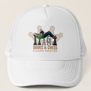 Books & Chess Grand Master Trucker Hat