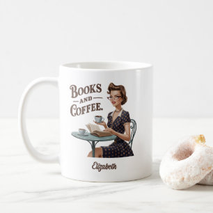 Books & Coffee Book Lover Quote Mug