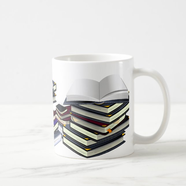 Books Coffee Mug (Right)