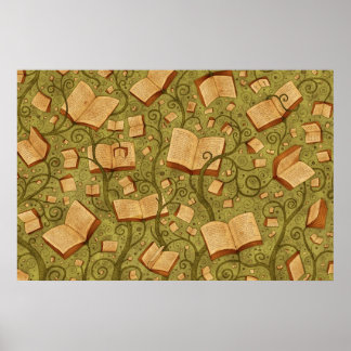 Books (Colour 3) Poster