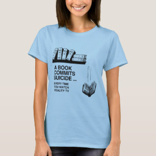 BOOKS COMMIT SUICIDE T-Shirt